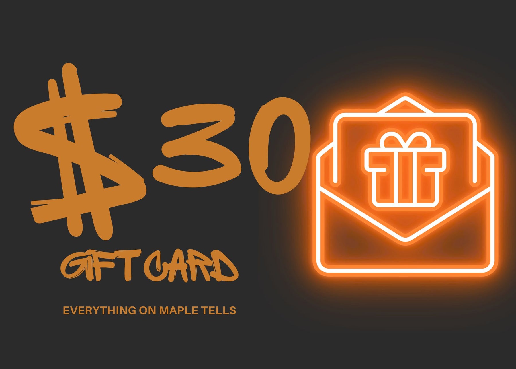 Maple Tells Gift Card
