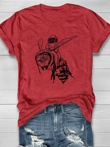 Bee-Wrangler Print Short Sleeve T-shirt