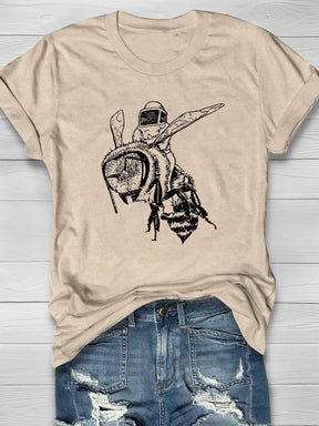 Bee-Wrangler Print Short Sleeve T-shirt